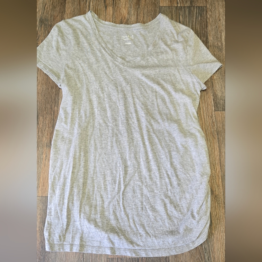 Isabel Maternity Short Sleeve Shirt Womens Size Large